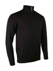 Glenmuir Zip Neck Cotton Sweater