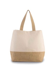 Kimood Canvas & Jute Shopper