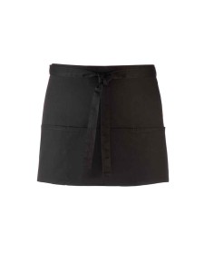 Premier 'Colours' 3 Pocket Apron - BLACK