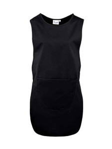 Long Pocket Tabard - BLACK