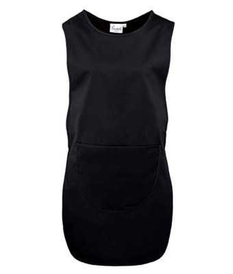 Long Pocket Tabard - BLACK