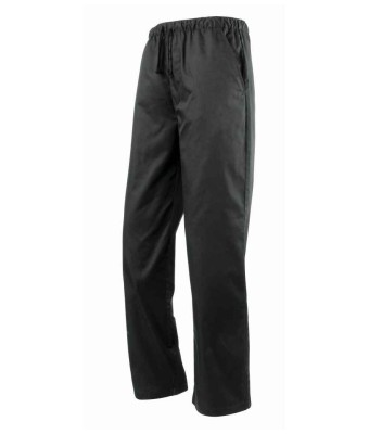Premier Essential Chef's Trousers - BLACK