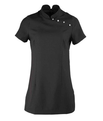 Premier Ladies Mika Short Sleeve Tunic - BLACK