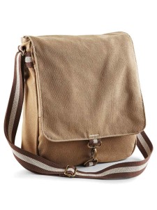 Quadra Vintage Canvas Messenger