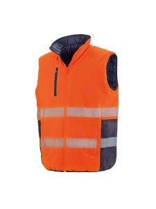 Result Safe-Guard Reversible Soft Padded Gilet