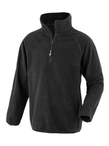 Result Genuine Recycled Kids Zip Neck Micro Fleece