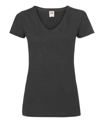 Fruit of the Loom Lady Fit Value V Neck T-Shirt