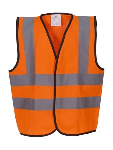 Yoko Kids Hi-Vis Two Band and Braces Waistcoat